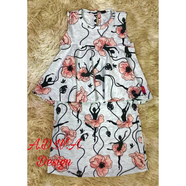 Babydoll Peplum Sleeveless