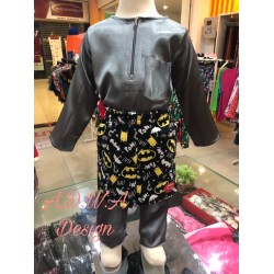 Baju Melayu kanak-kanak (KELABU) 